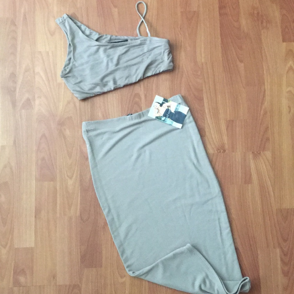 Naked Wardrobe skirt set